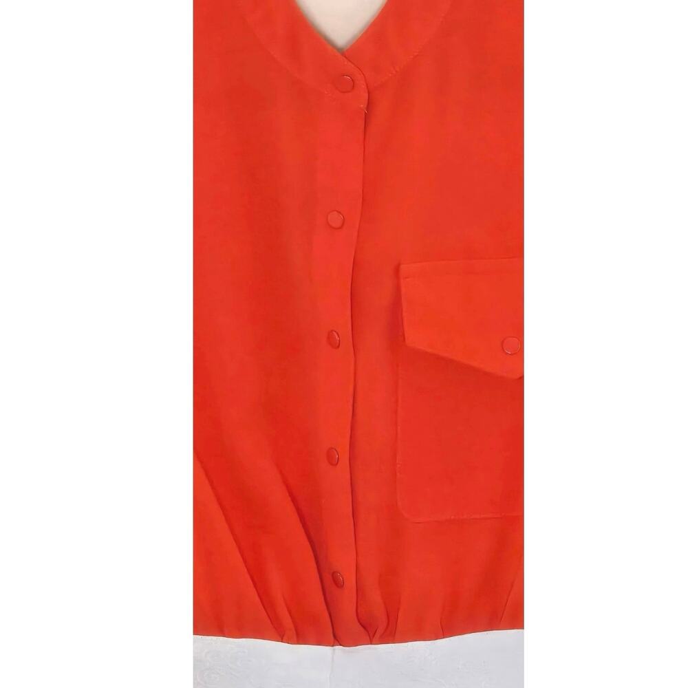 Womens Dina be orange romper size small - Picture 5 of 8